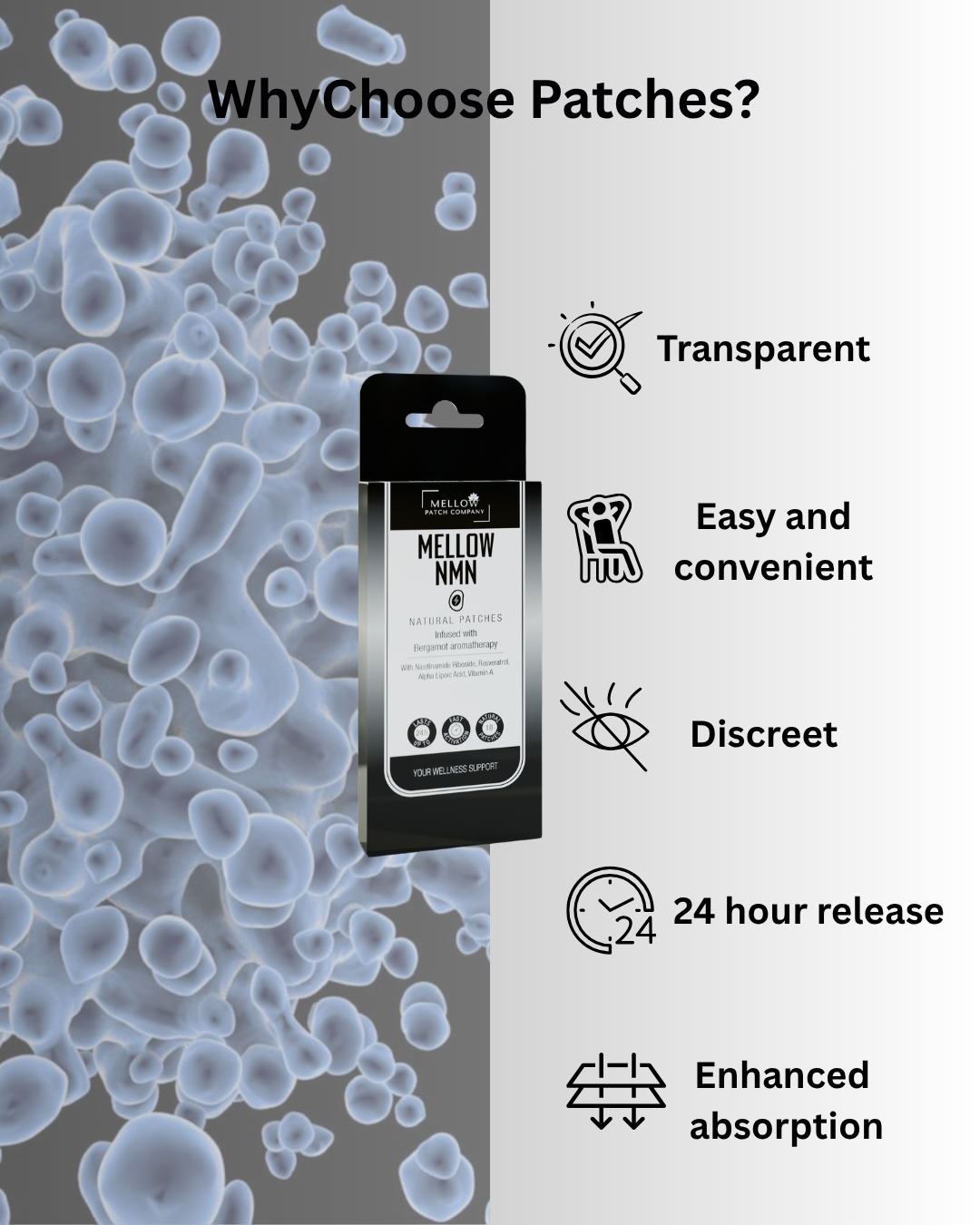 The Complete Glow Trio - Energy,  Radiance, Calm - (90 Patches)