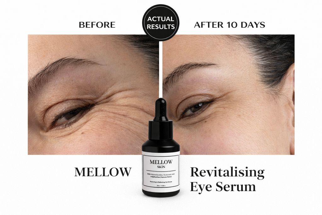 Mellow Skin Polynucleotide (Salmon DNA - PDRN) Restore & Hydrating Eye Serum With Polynucleotides, Hyaluronic Acid & Spilanthes (30ml)