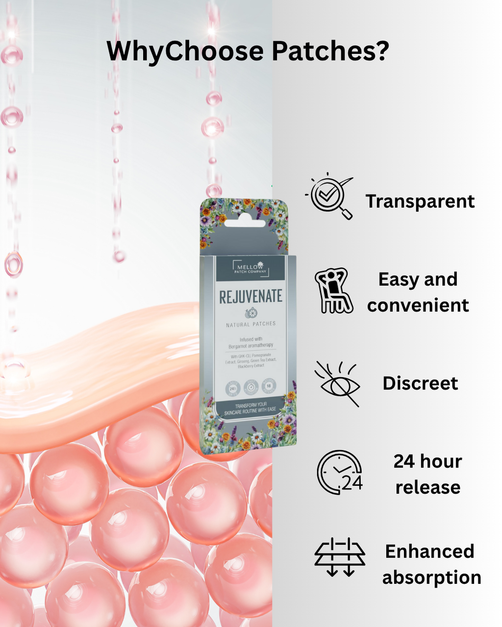 The Complete Glow Trio - Energy,  Radiance, Calm - (90 Patches)