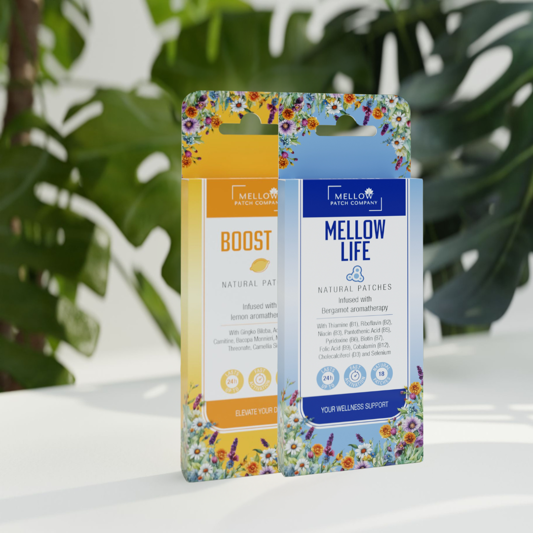 Mellow Patch Energy Bundle – Mellow Life and Boost Me patches for daily energy and focus