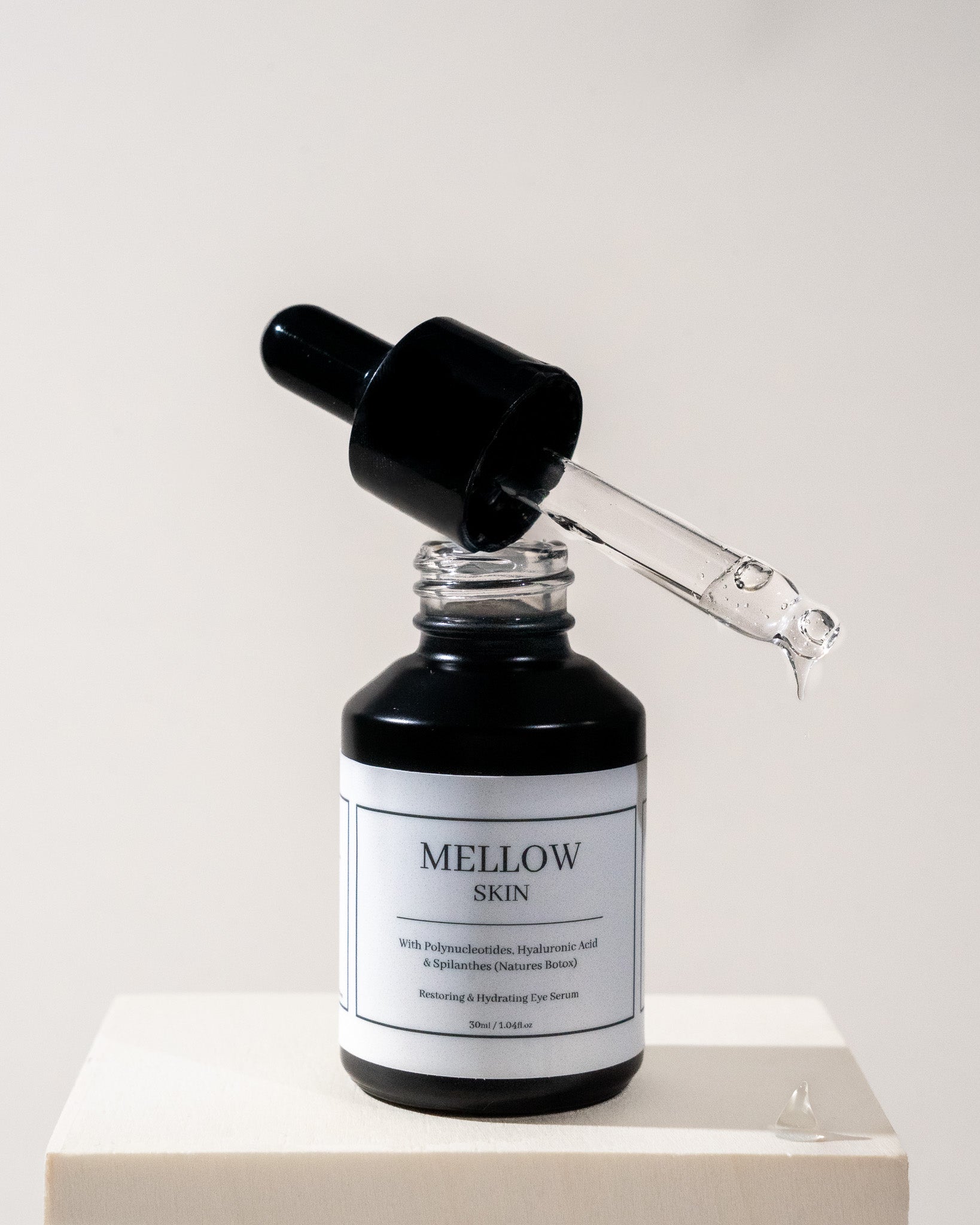 Mellow Skin Polynucleotide (Salmon DNA - PDRN) Restore & Hydrating Eye Serum With Polynucleotides, Hyaluronic Acid & Oleracea Extract (30ml)