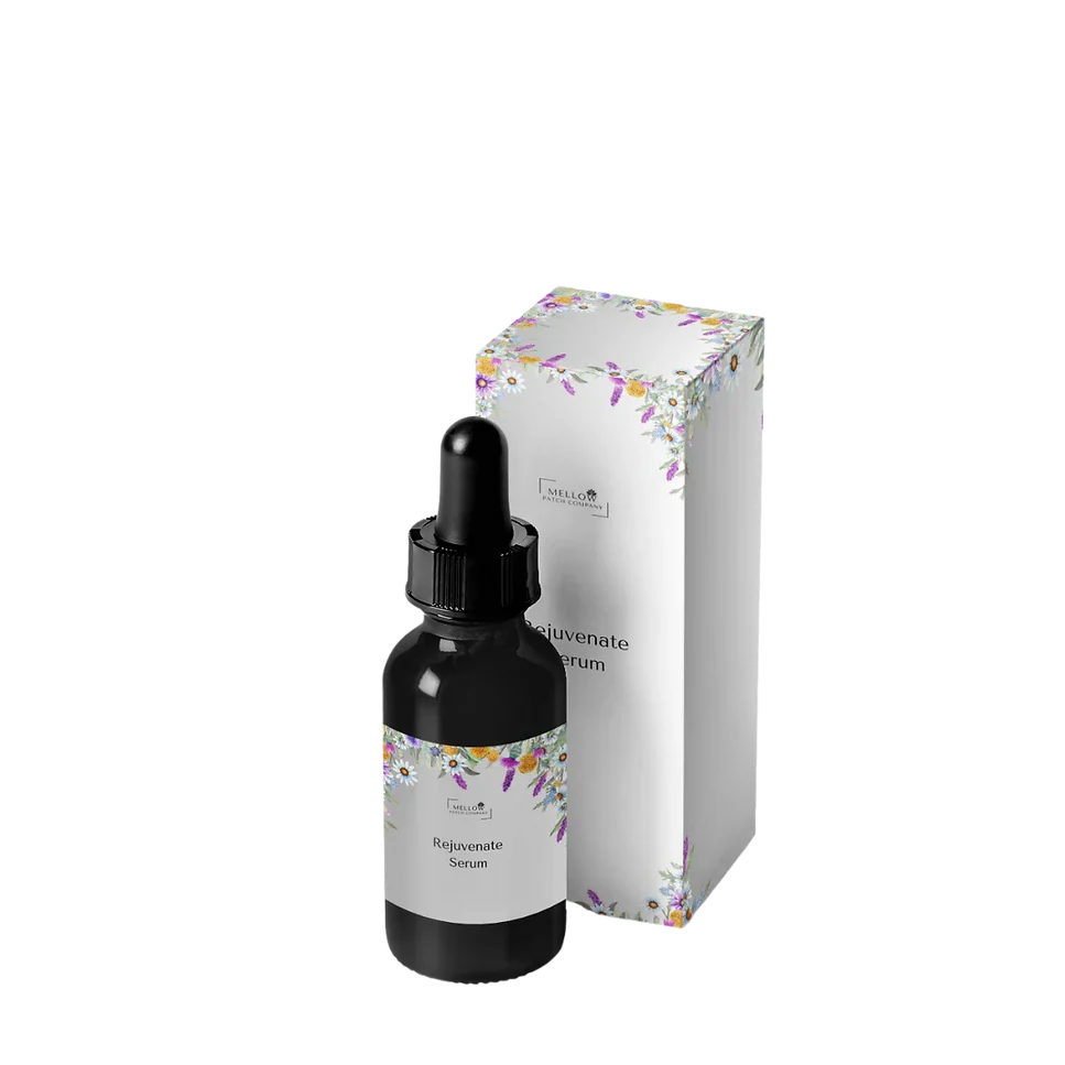 Rejuvenate Serum – hydrating & brightening skin support
Lightweight skin serum for hydration & glow – Mellow Rejuvenate Serum
Hyaluronic acid & vitamin C serum – Rejuvenate by Mellow Patch