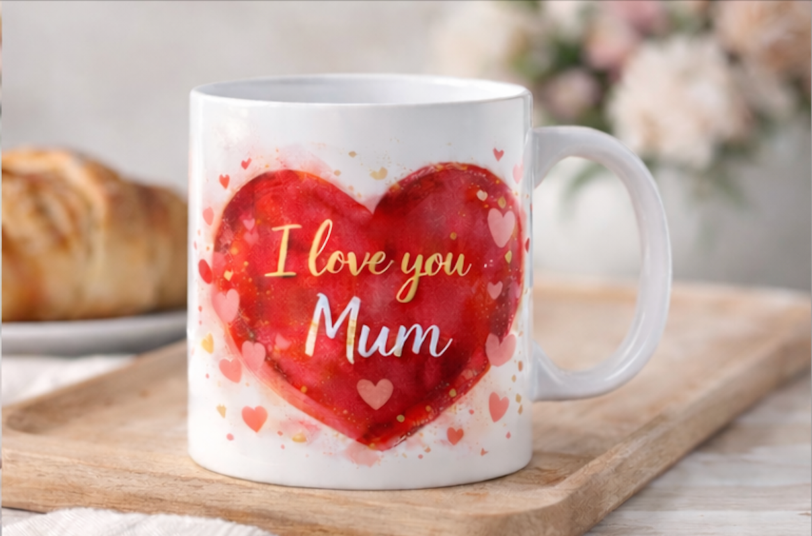 Mother’s Day Mug – “You Are the Heart of Our Family”