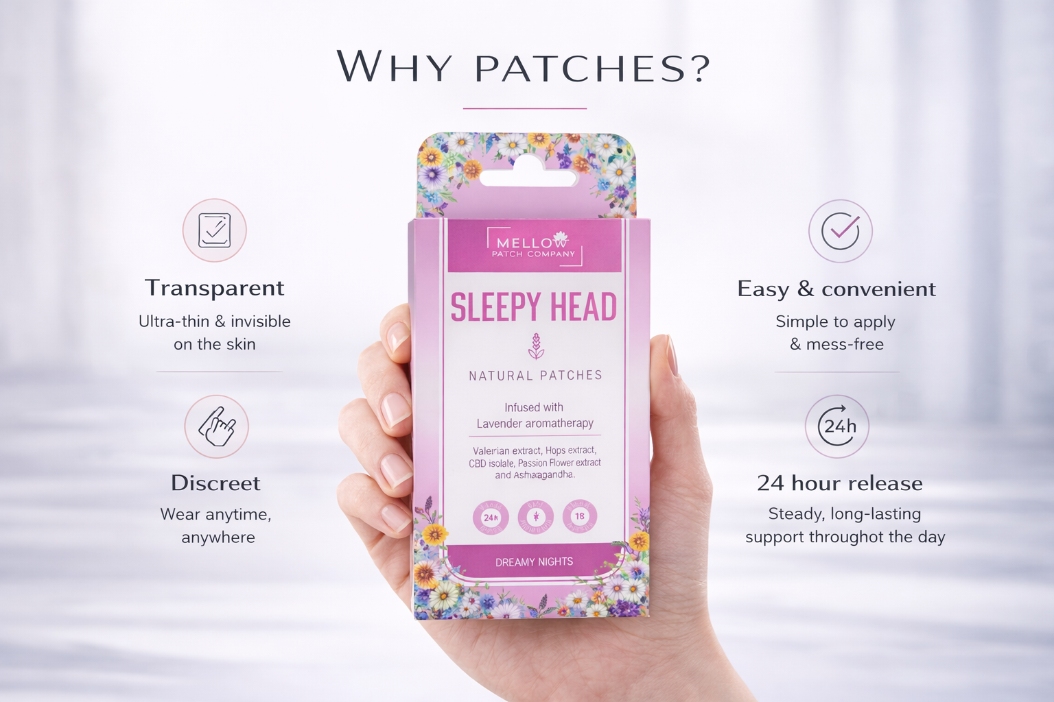 Sleepy Head Patches (30 Patches)